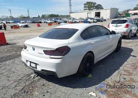 2015 BMW 650I Gran Coupe xDrive из США, поврежденный, VIN WBA6B4C50FD760754